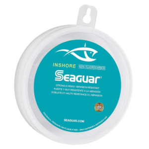Seaguar Inshore 100% Fluorocarbon Fishing Leader For Shore & Flat Fishing,